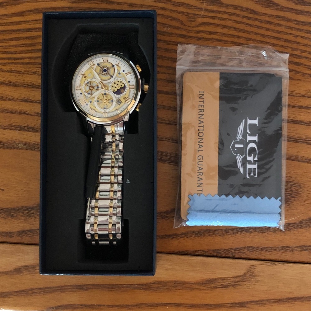 Men's Dual-Tone Watch